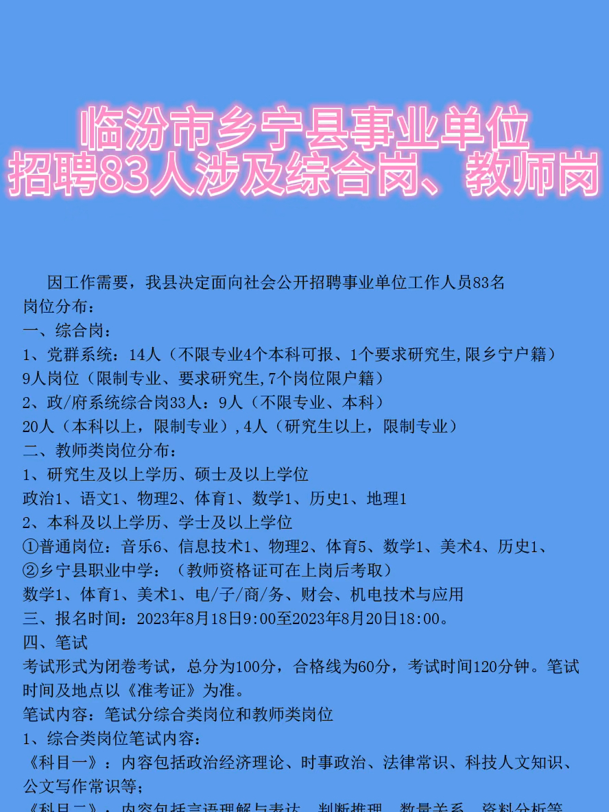 阴阳赵乡最新招聘信息汇总