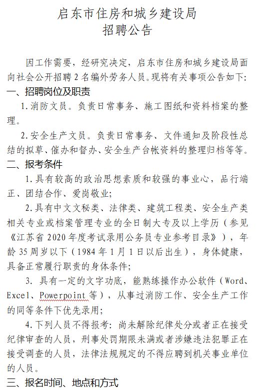 遵化市住房和城乡建设局最新招聘概况信息速递